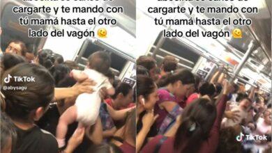 Photo of Bebé se viraliza por pasar de mano en mano en Metro de CDMX