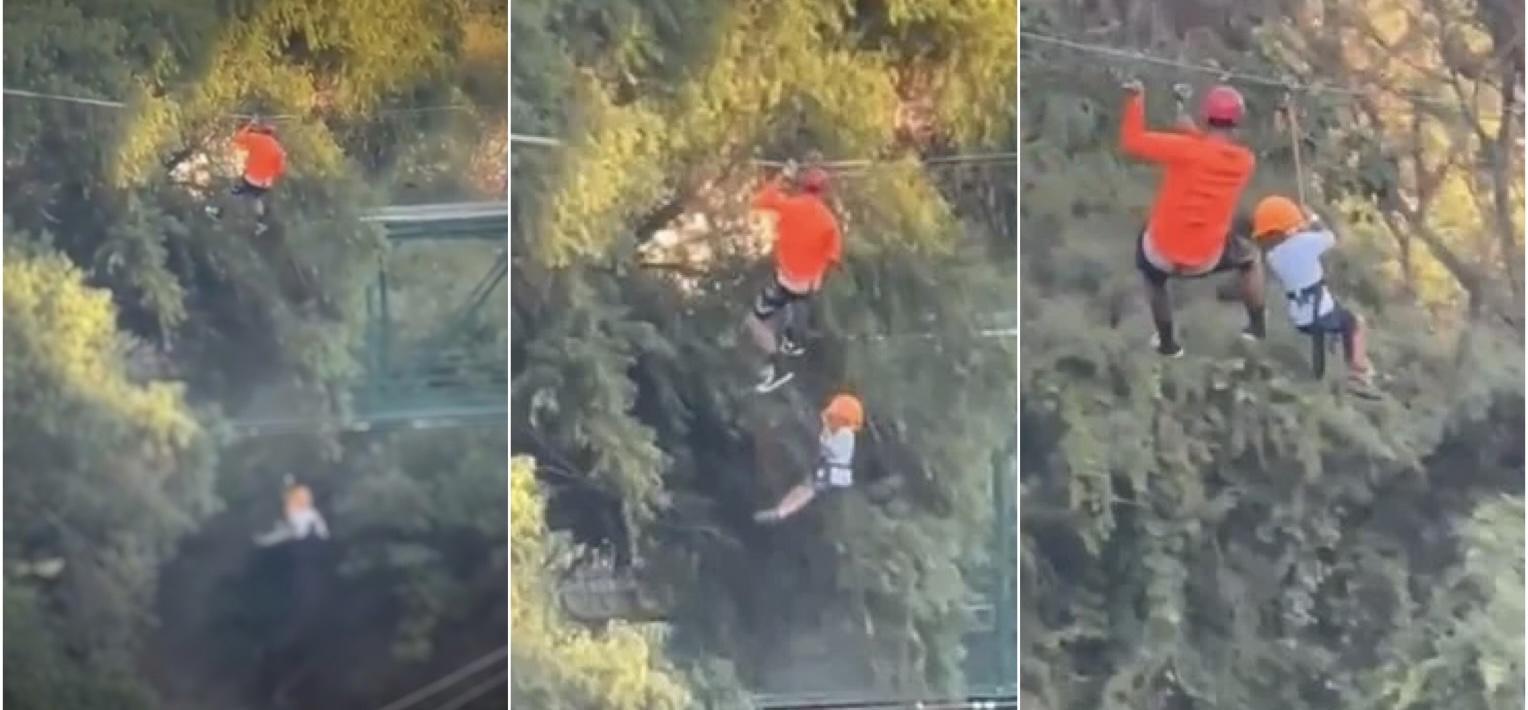 Niño cae de tirolesa de 12 metros de altura en Parque Fundidora | Con ...