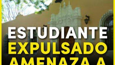 Photo of Alumno expulsado de escuela privada amenaza la institución