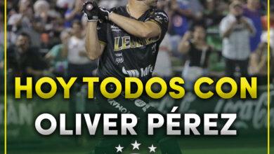 Photo of Los Leones de Yucatán rinden homenaje a Oliver Pérez