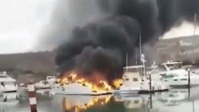 Photo of Incendio arrasa con yates en La Paz; hay heridos