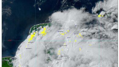 Photo of Península de Yucatán se cubre de lluvias y tormentas eléctricas