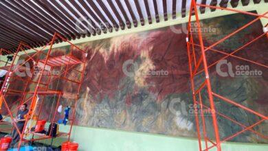 Photo of Rescatan murales “Historia de Yucatán” de Fernando Castro Pacheco
