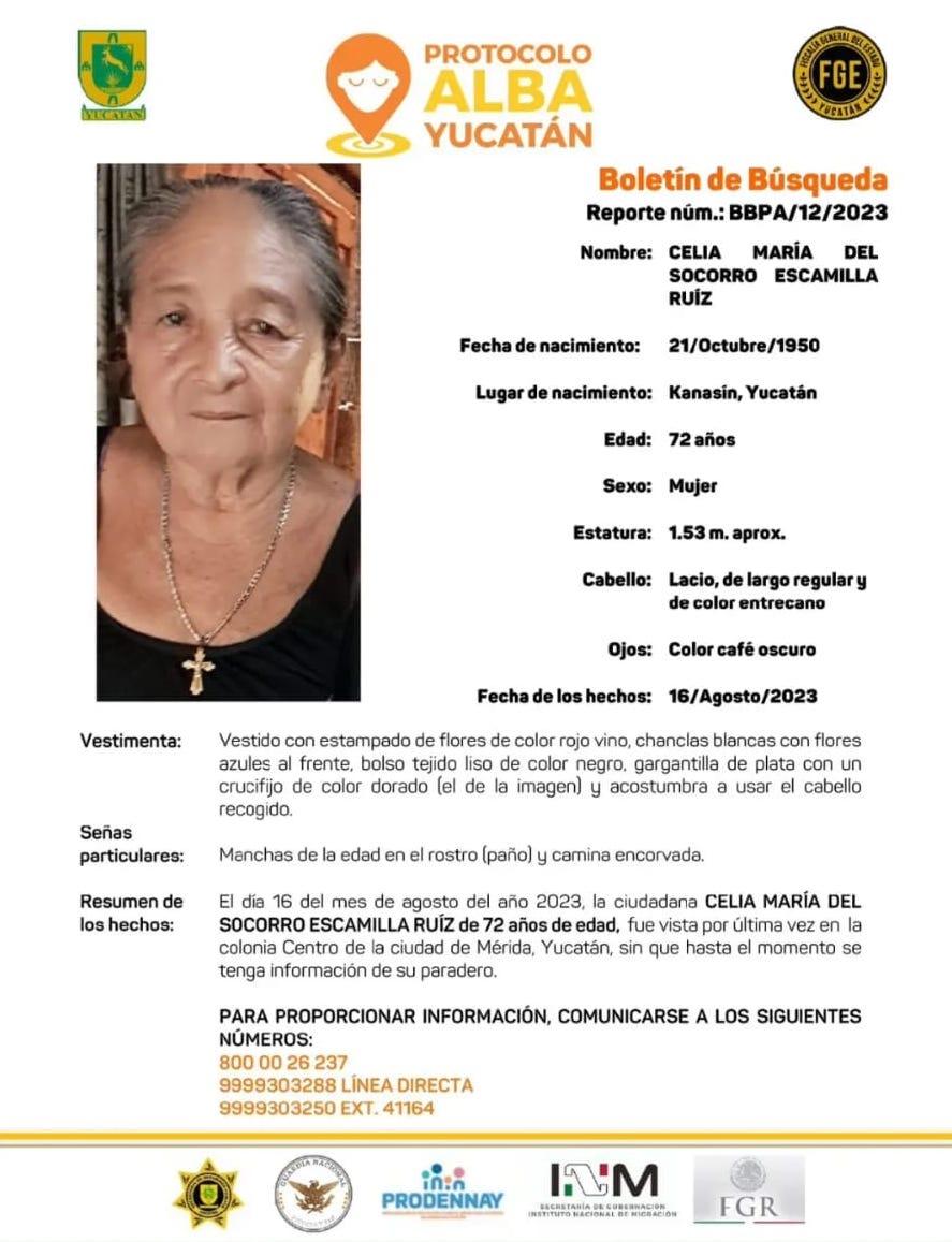 Buscan A Celia Escamilla Ruíz; Lleva 42 Días Perdida 