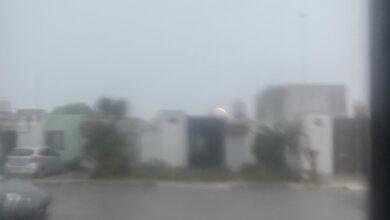 Photo of Torrencial lluvia y tormenta eléctrica «azota» Mérida