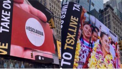 Photo of Claudia Sheinbaum llega al Times Square, en Nueva York
