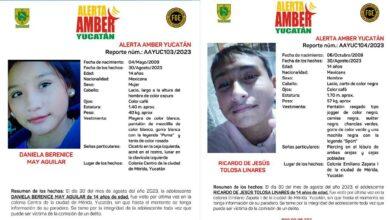 Photo of Alerta Amber por dos jóvenes desaparecidos en Mérida