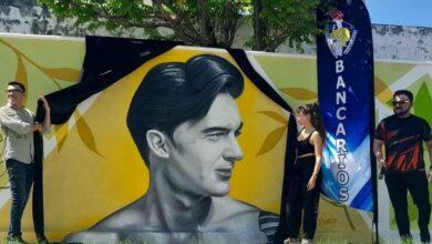 Photo of Develan mural de Drake en Mérida 