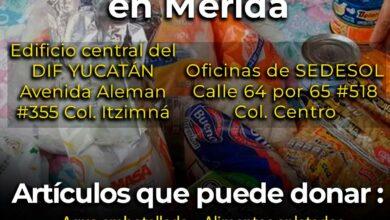 Photo of Centros de acopio en Mérida para apoyar a Guerrero