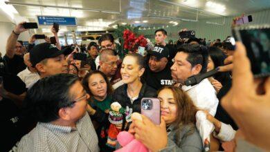 Photo of Morenistas reciben a Sheinbaum en Los Ángeles