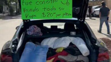 Photo of Vende toda la ropa de su esposa a $20 tras abandonarlo  