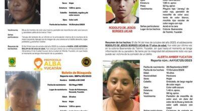 Photo of Alertas Amber y Protocolos Alba por cuatro personas desaparecidas 
