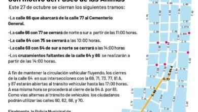 Photo of Cierre de calles por Paseo de las Ánimas, toma precauciones 