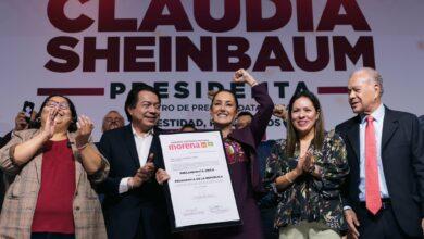 Photo of Claudia Sheinbaum se registra como precandidata presidencial de Morena