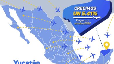 Photo of Yucatán registra el mejor octubre en pasajeros aéreos