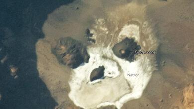 Photo of NASA revela imagen ‘fantasmagórica’ de una calavera desde el espacio
