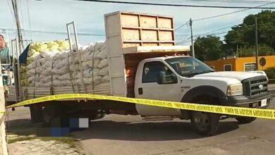 Photo of Camión de carga atropella a señor que cruzaba la calle 