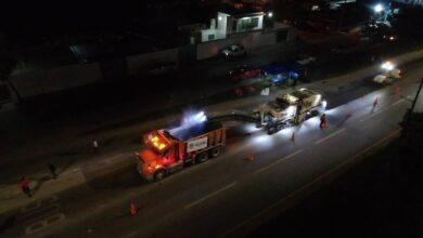 Photo of Avanzan trabajos de repavimentación en Periférico de Mérida