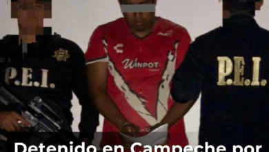 Photo of Detienen en Campeche a acusado de homicidio en Mérida