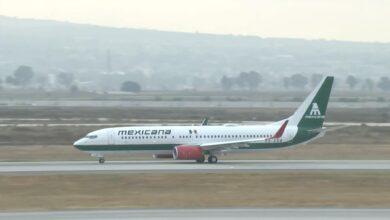 Photo of Mérida recibe primer vuelo de Mexicana; Tulum desvió vuelo