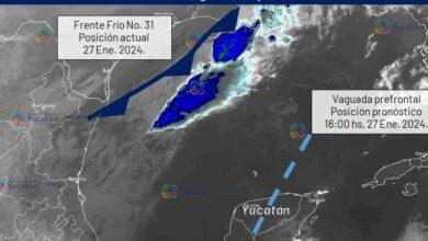 Photo of Llegada de Frente Frío causaría lluvias esta tarde  