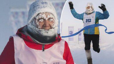 Photo of El maratón más frío, corredores compiten a -52 grados 