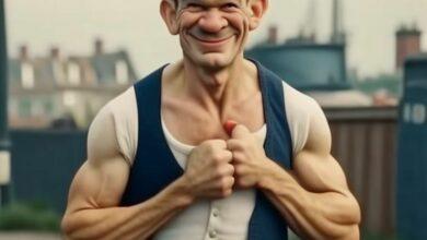 Photo of Popeye cumple 95 años de comer espinacas, según la IA así sería