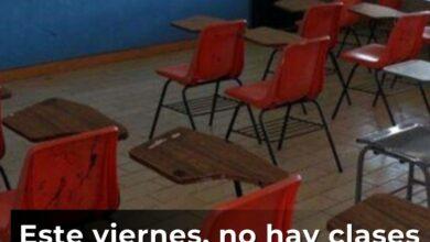 Photo of Este viernes no hay clases 