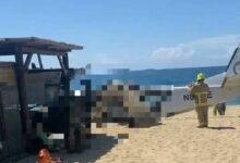 Photo of Avioneta se estrella en playa de Puerto Escondido