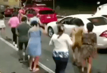 Photo of Bailan “Payaso de Rodeo” tras quedar atrapados en el tráfico