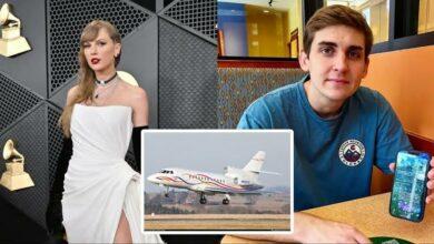 Photo of Taylor Swift amenaza a estudiante que rastrea vuelos y huella de carbono de su jet