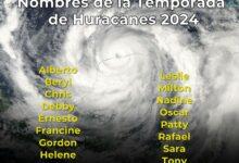 Photo of Asignan nombres a los posibles huracanes de la Temporada 2024