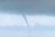 Photo of Captan tornado en playa de Chabihau
