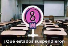 Photo of ¿Qué estados suspendieron clases por el 8M?