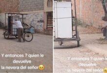 Photo of Abuelito lleva su refrigerador a reparar y lo apoyan en redes