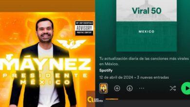 Photo of “Máynez, Máynez”: Número 1 en Spotify