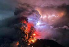 Photo of Impresionante erupción volcánica en Indonesia