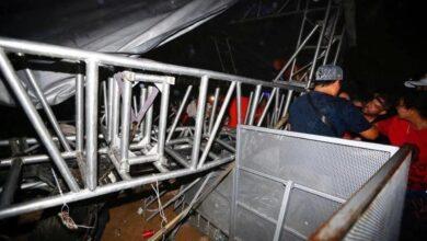 Photo of Se desploma escenario en evento de Máynez; hay fallecidos