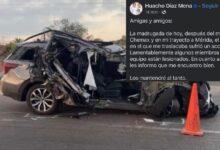 Photo of “Huacho” Díaz sufre accidente automovilístico