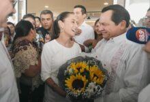 Photo of Claudia Sheinbaum, llega a Yucatán