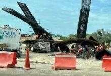 Photo of Colapsa estructura del Tren Maya y aplasta vehículo