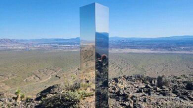 Photo of Aparece misterioso monolito en el desierto de Las Vegas