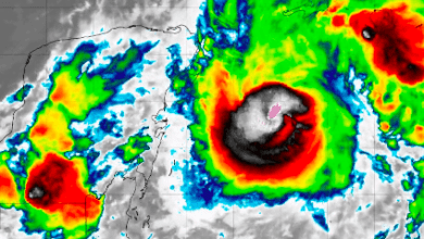 Photo of Huracán Beryl sube de nuevo a la categoría 3