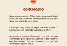 Photo of Transmite su fiesta en la página de Burger King y la empresa reacciona