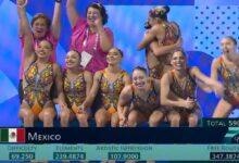 Photo of México deslumbra con actuación en natación artística