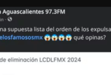 Photo of Filtran supuesta lista del orden de eliminados en “La Casa de los Famosos”