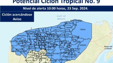 Photo of Yucatán en alerta azul por potencial ciclón