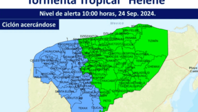 Photo of Oriente de Yucatán en Alerta Verde por “Helene”