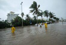 Photo of Zona hotelera de Cancún bajo el agua tras “Helene”