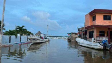 Photo of Río Lagartos amanece bajo el agua tras Helene